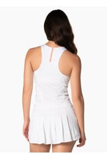 Lucky In Love Lucky In Love Lace Track Tank White