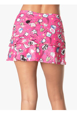 Lucky In Love Paddle Power Scallop Skort 14" Multi