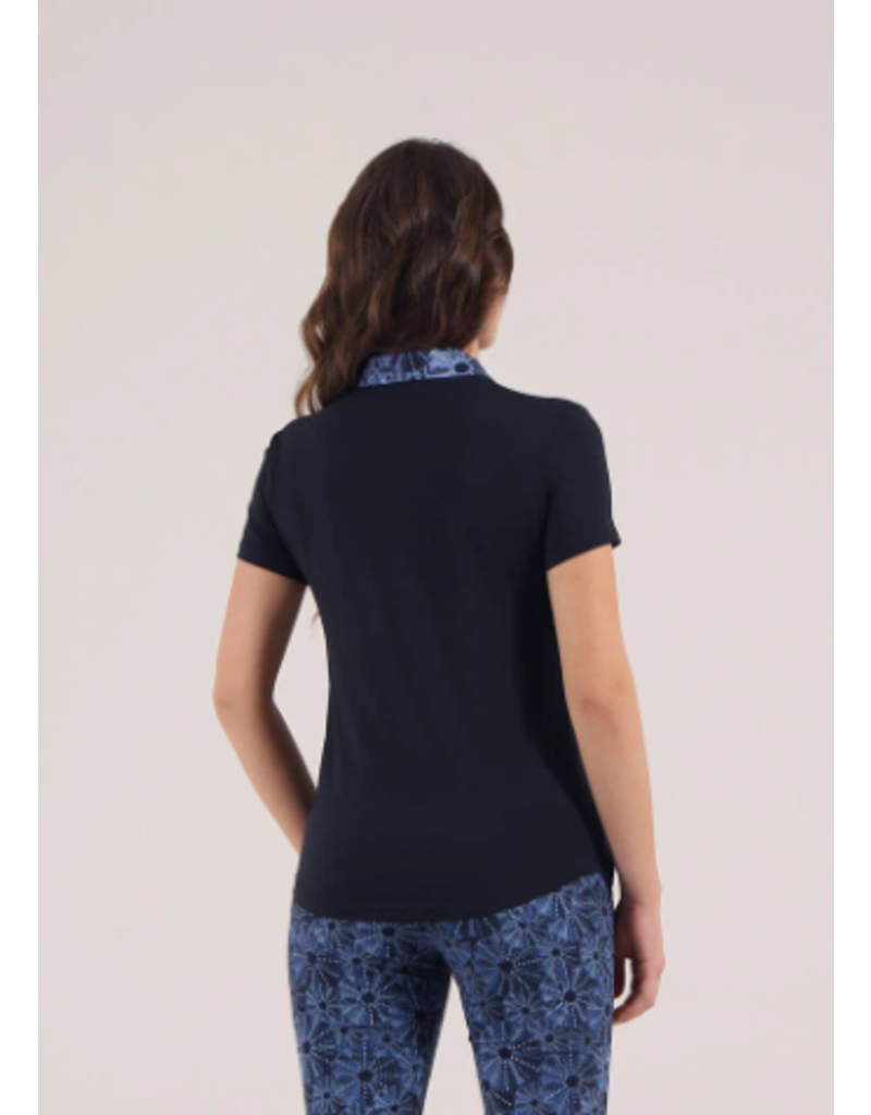 Chervo Amarilla Short Sleeve Polo Timeless Navy
