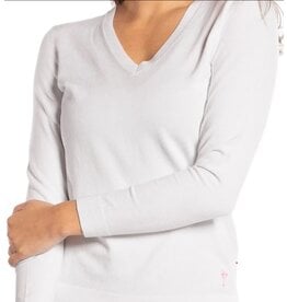 Golftini Golftini V-Neck Sweater White
