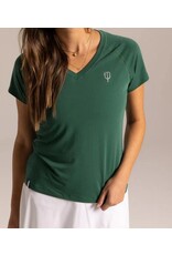 J Pritchard JPritchard Womens Short Sleeve Tee 5.0 Golf Green