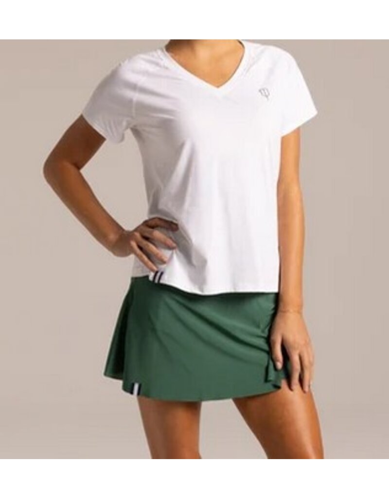 J Pritchard JPritchard Womens Short Sleeve Tee 5.0 Club White
