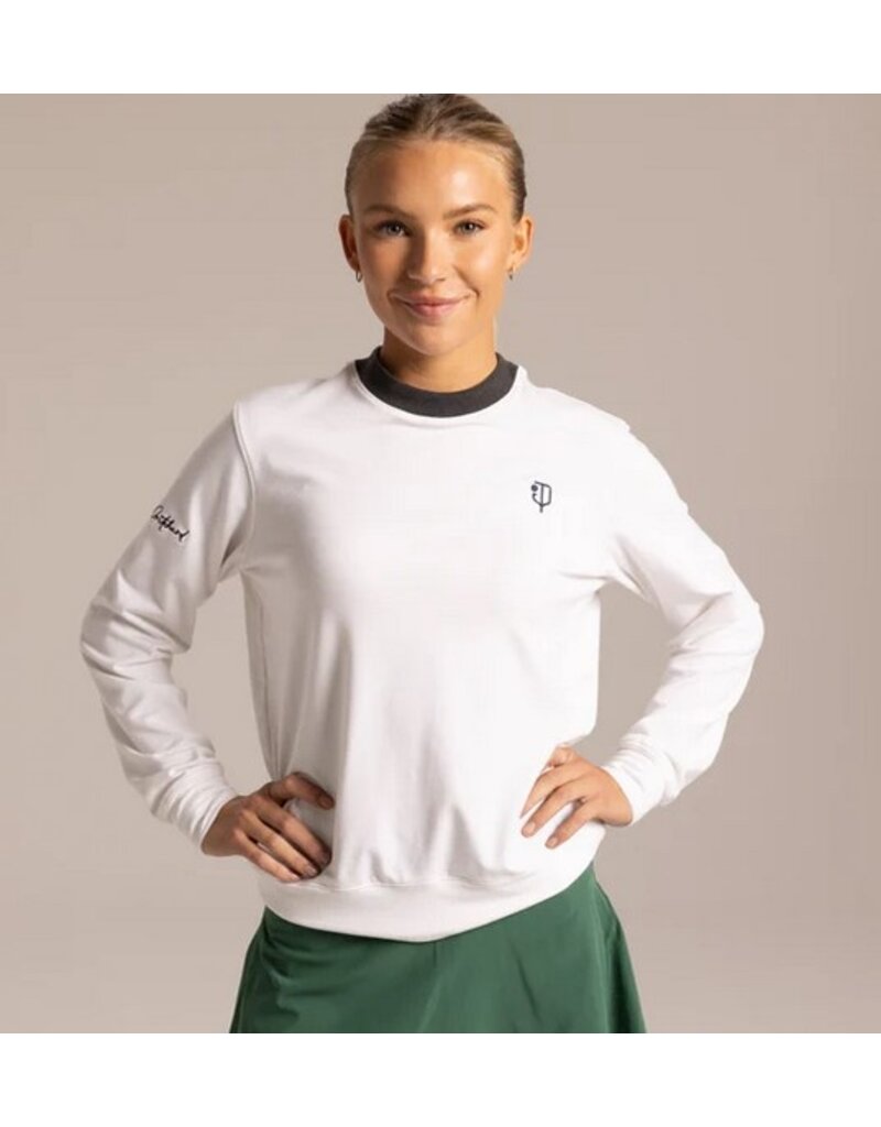 J Pritchard JPritchard Womens Founder Crew Club White