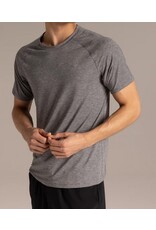 J Pritchard JPritchard Mens Short Sleeve Tee 5.0 Heather Grey