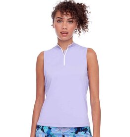 Swing Control Swing Control Velocity Sleeveless Scallop Neck Violet