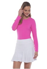 IBKul IBKul Flounce 16" Skort White