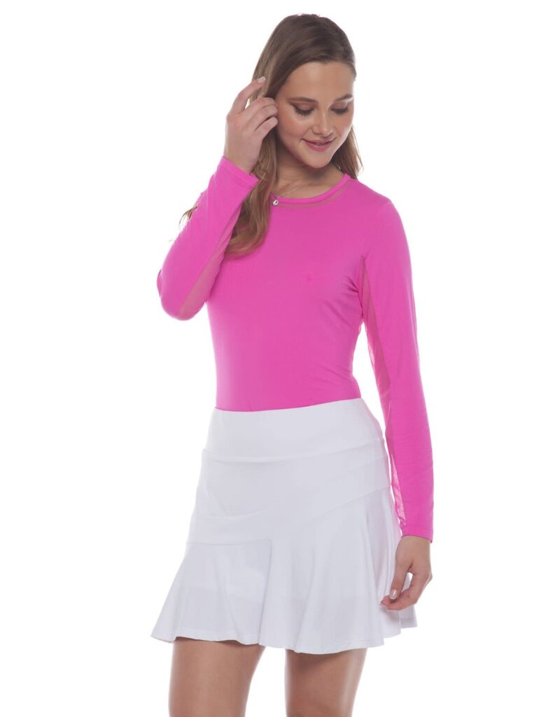 IBKul IBKul Flounce 16" Skort White
