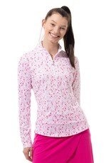 San Soleil San Soleil SolCool Long Sleeve Mock Play 4 Pink