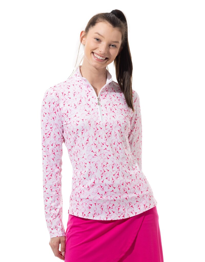 San Soleil San Soleil SolCool Long Sleeve Mock Play 4 Pink