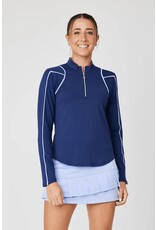 Sofibella Sofibella Lilac Dream Longsleeve Half Zip Navy
