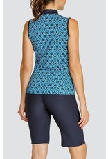 Tail Tail Jewell Sleeveless Mandarin Collar Connection