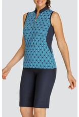 Tail Tail Jewell Sleeveless Mandarin Collar Connection