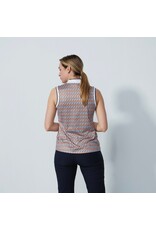 Daily Sports Daily Sports Delta Sleeveless Half Neck Navy Orange