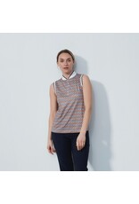 Daily Sports Daily Sports Delta Sleeveless Half Neck Navy Orange