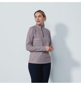 Daily Sports Daily Sports Delta Long Sleeve Half Neck Navy Orange