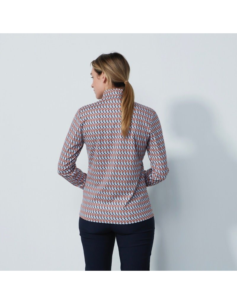 Daily Sports Daily Sports Delta Long Sleeve Half Neck Navy Orange