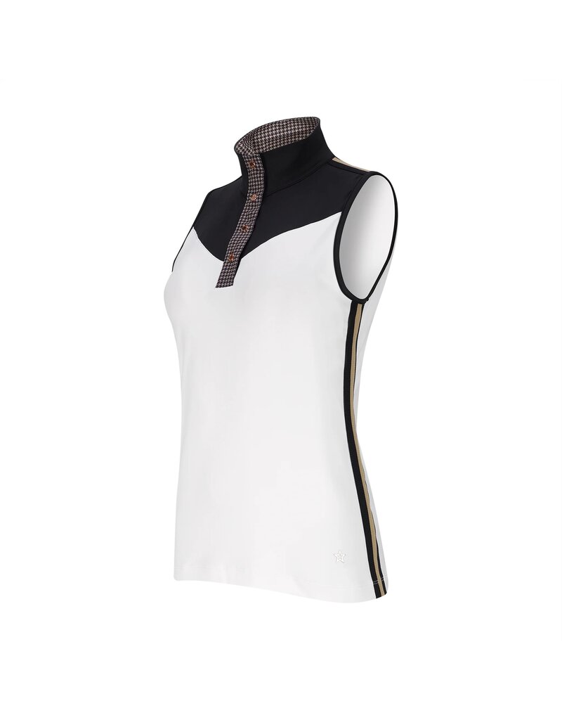 LOHLA Sport LOHLA Sport The Isabel Sleeveless White with Houndstooth