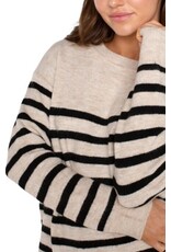 Liverpool Los Angeles Liverpool Long Sleeve Crew Neck Dropped Shoulder Sweater Stripe