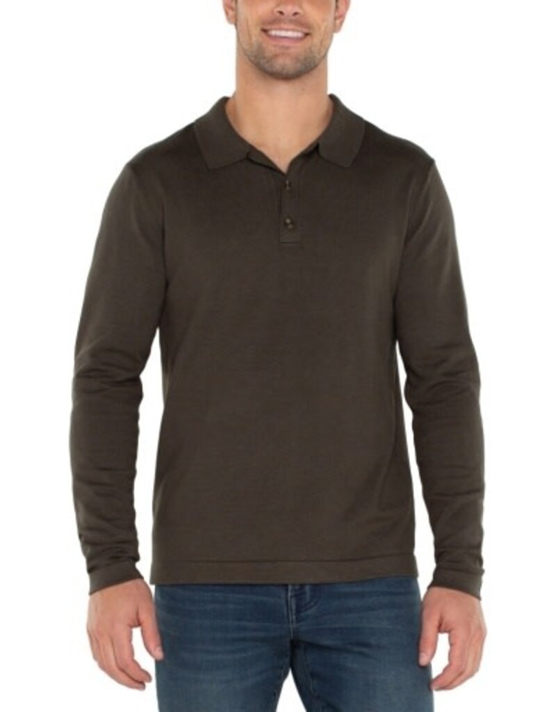 Liverpool Los Angeles Liverpool Men's Long Sleeve Knit Polo