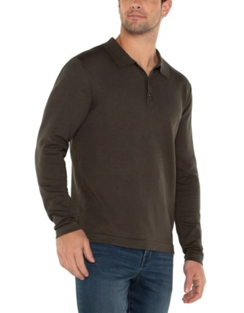Liverpool Los Angeles Liverpool Men's Long Sleeve Knit Polo
