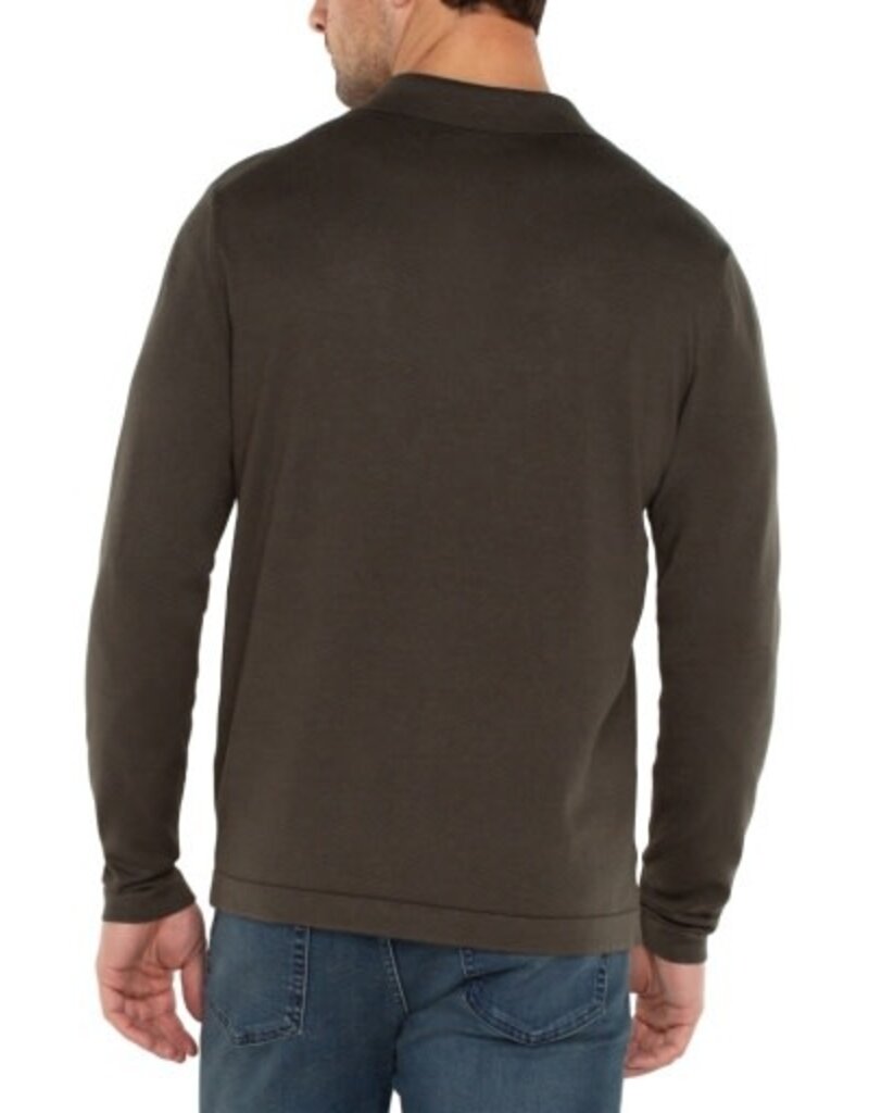 Liverpool Los Angeles Liverpool Men's Long Sleeve Knit Polo