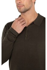 Liverpool Los Angeles Liverpool Men's Long Sleeve Knit Polo
