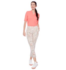 Swing Control Swing Control Coral Paisley Cuffed Techno Pant 28" Melon Mambo