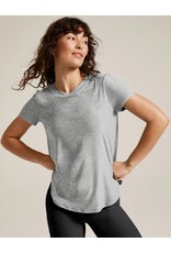 Beyond Yoga Beyond Yoga Featherweight on the Down Low Tee Silver Mist