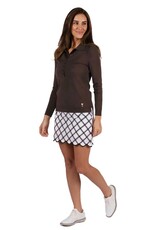 Golftini Golftini Long Sleeve Button Polo Sweater