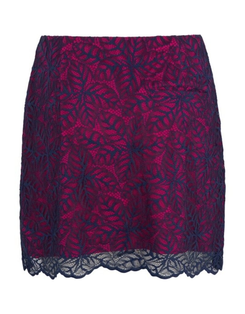 Greg Norman Greg Norman Magnate Lace Overlay Skort Navy