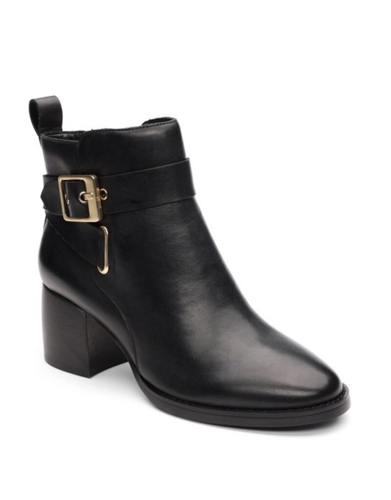 Liverpool Los Angeles Liverpool Encino Bootie with Ankle Strap Black