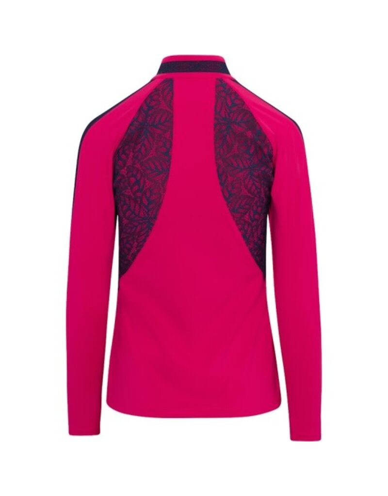 Greg Norman Greg Norman Imperial Long Sleeve Mock Neck 1/2 Zip French Parfait
