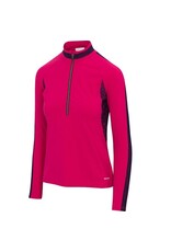 Greg Norman Greg Norman Imperial Long Sleeve Mock Neck 1/2 Zip French Parfait