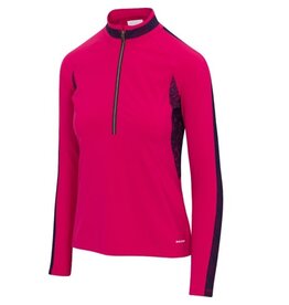 Greg Norman Greg Norman Imperial Long Sleeve Mock Neck 1/2 Zip French Parfait