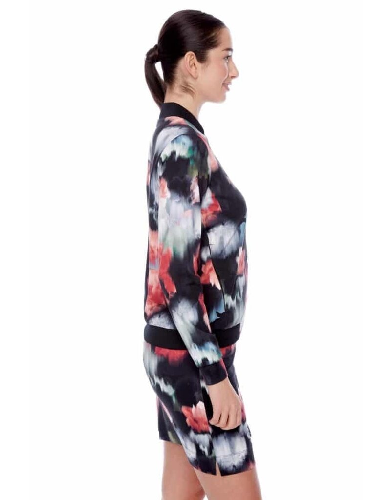 Swing Control Swing Control Velocity Bomber Jacket Black Floral