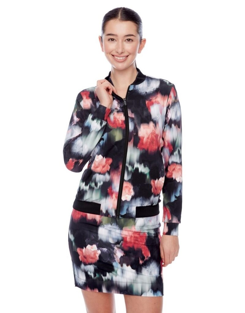 Swing Control Swing Control Velocity Bomber Jacket Black Floral
