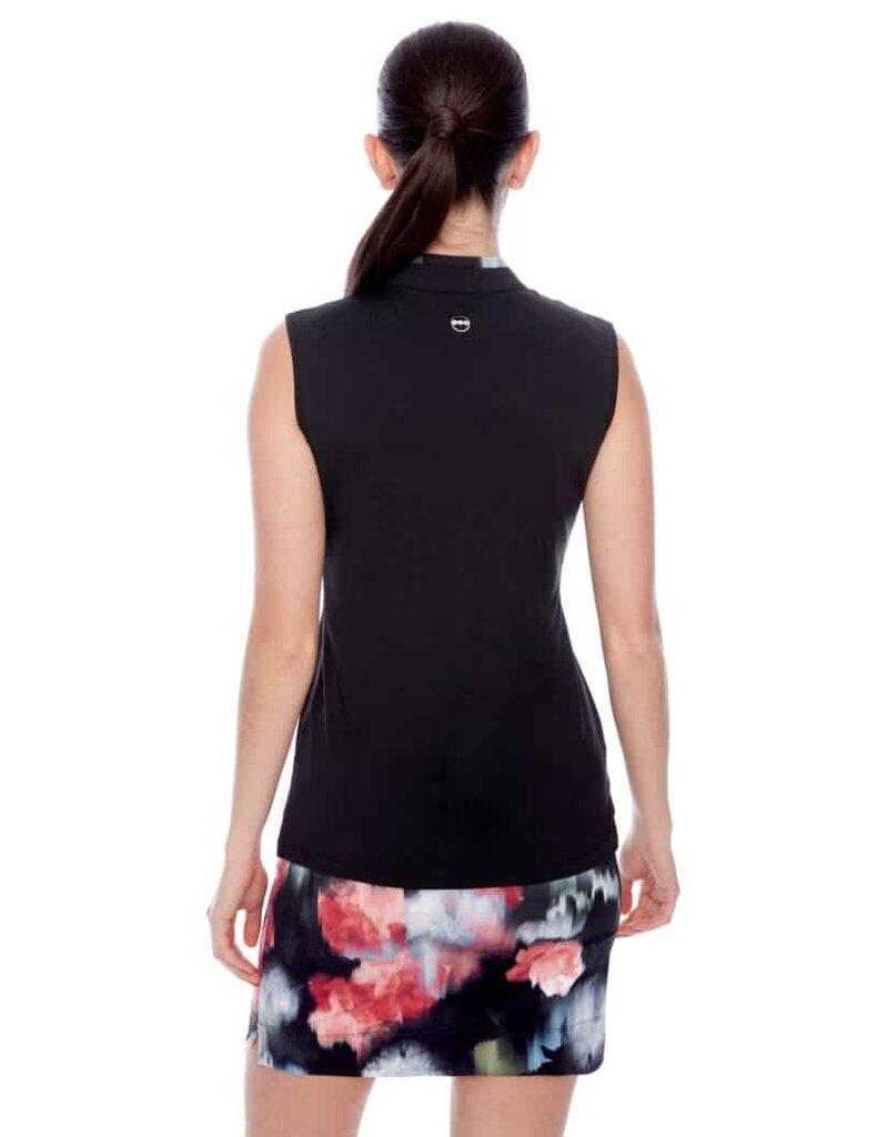 Swing Control Swing Control Velocity  Sleeveless Top Black Floral