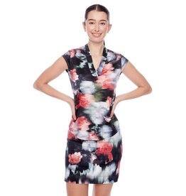 Swing Control Swing Control Velocity Cap Sleeve Black Floral