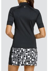 Tail Tail Atley Short Sleeve Funnel Neck Top Onyx