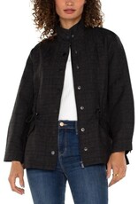 Liverpool Los Angeles Liverpool Quilted Utility Jacket Black