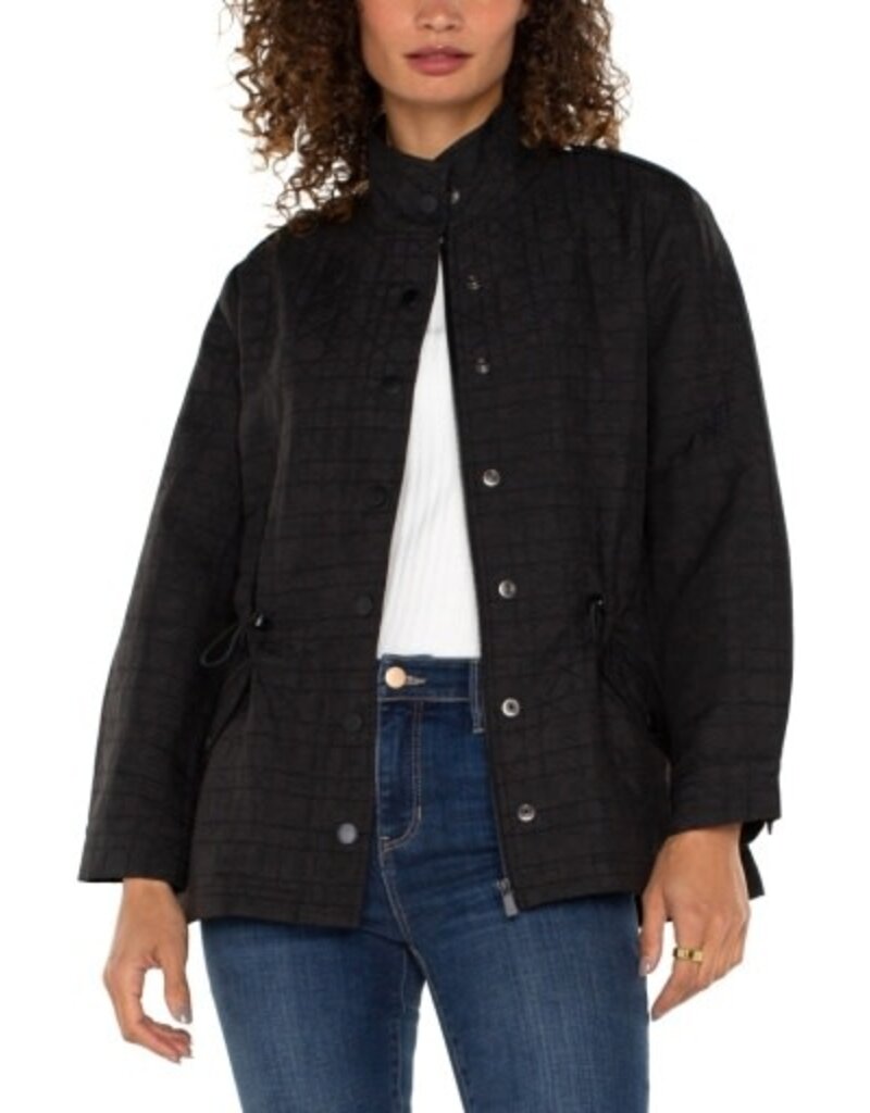 Liverpool Los Angeles Liverpool Quilted Utility Jacket Black