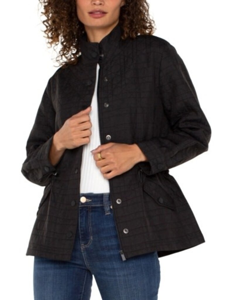 Liverpool Los Angeles Liverpool Quilted Utility Jacket Black