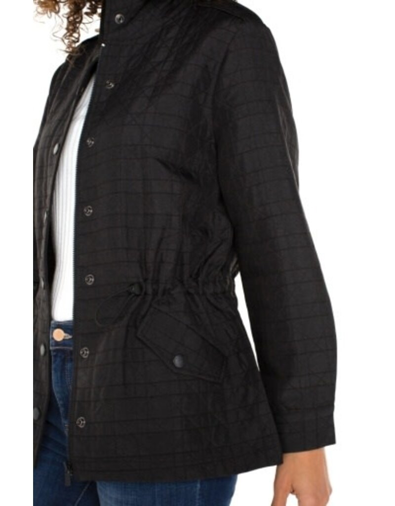 Liverpool Los Angeles Liverpool Quilted Utility Jacket Black
