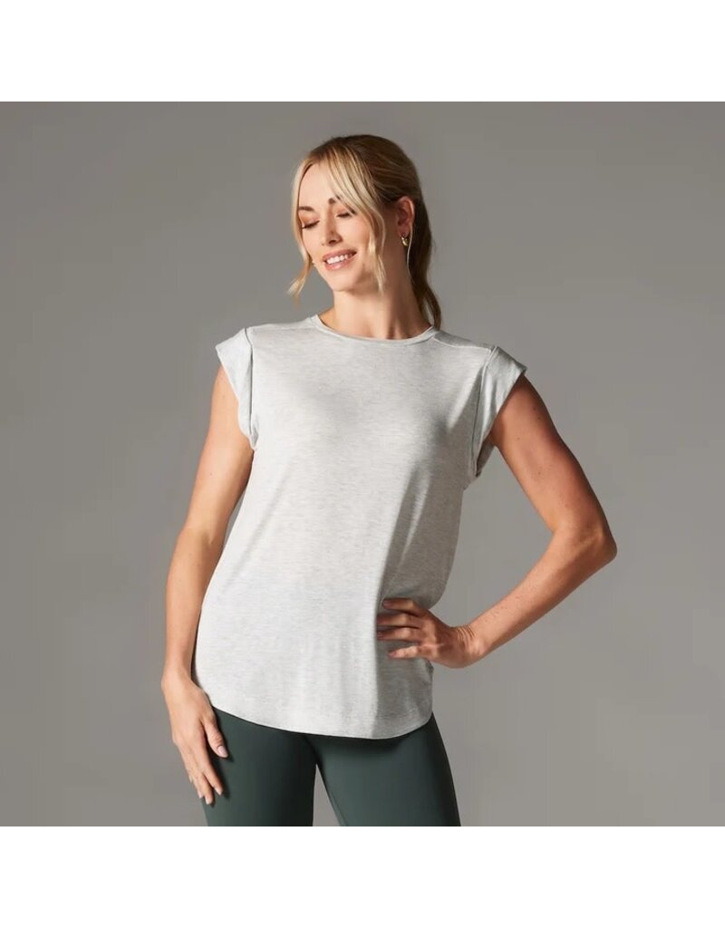 Thirty Three Threads Tavi Cap Sleeve Muscle Tee Ash