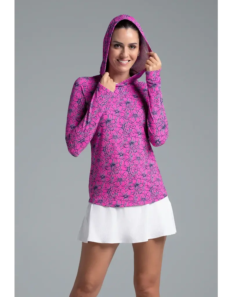 IBKul IBKul Diana Hoody Hot Pink/Navy