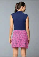 IBKul IBKul Diana 17.5" Layered Skort Hot Pink/Navy