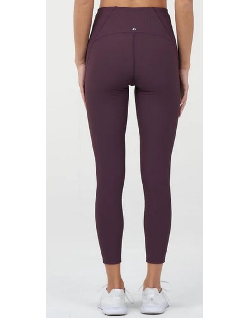 Thrive Societe Thrive Societe Rib 7/8 Legging Cherry