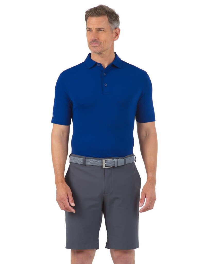 IBKul IBKul Solid Short Sleeve Polo Ink