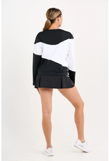 Sofibella Sofibella Monochrome Long Sleeve Top Black/White