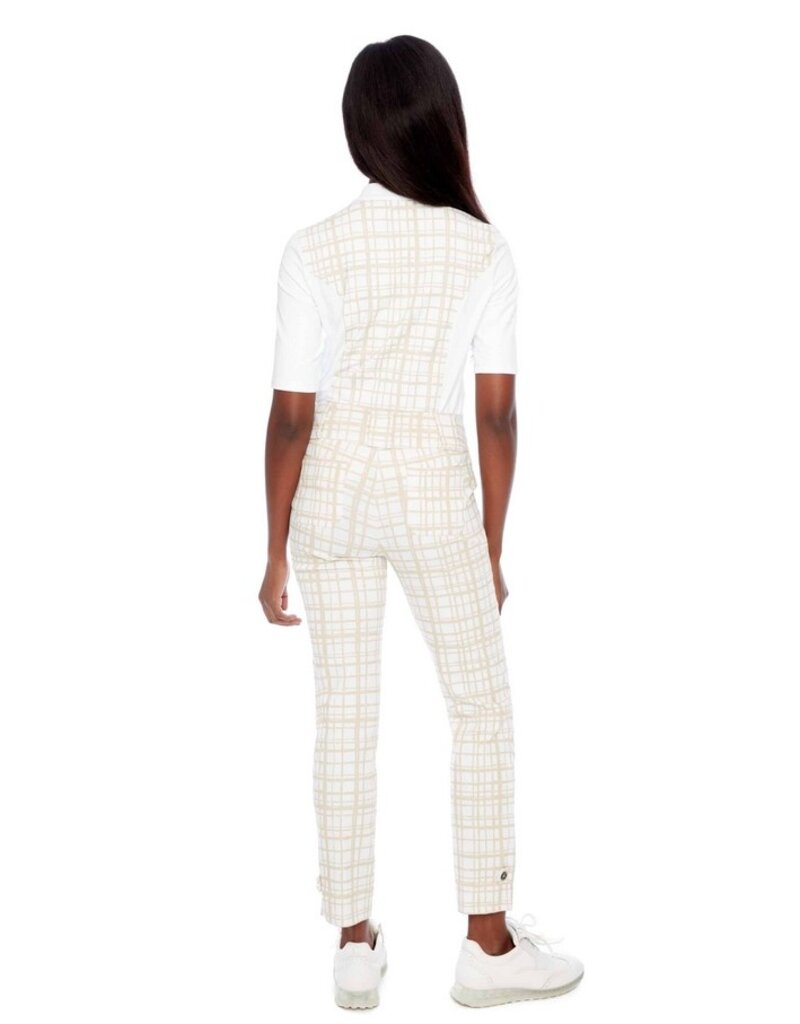 Swing Control Swing Control Desert Plaid Vented Button Tab Techno 28" Pant